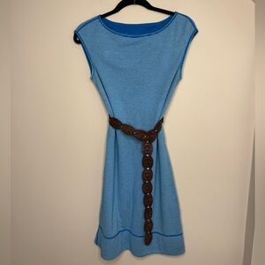 Tommy Bahamma Ocean Blue Pinstripe T-shirt Dress (4-6)